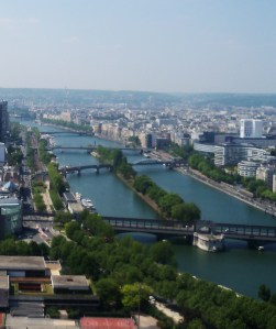 Portion of the Seine, from the Eiffel ower